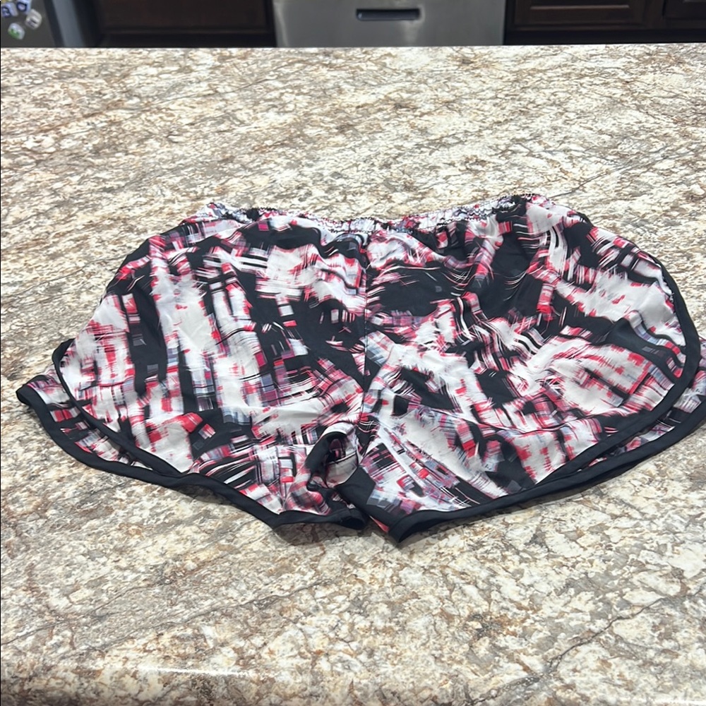 Calvin Klein Women's Athletic Shorts - Black, Red, White - Picture 4 of 4
